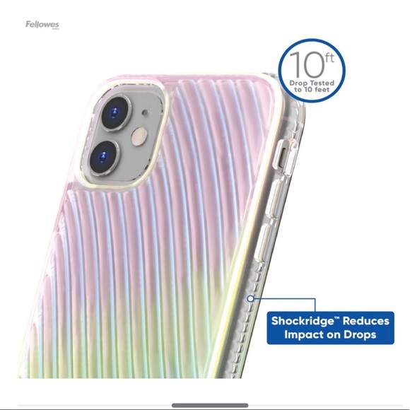 Iridescent Ridges Phone Case for iPhone 12 Pro Max - Picture 2 of 6